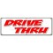 Signmission DRIVE-THRU BANNER SIGN restaurant bank beer food ice cream burgers B-72 Drive-Thru - alternate 1